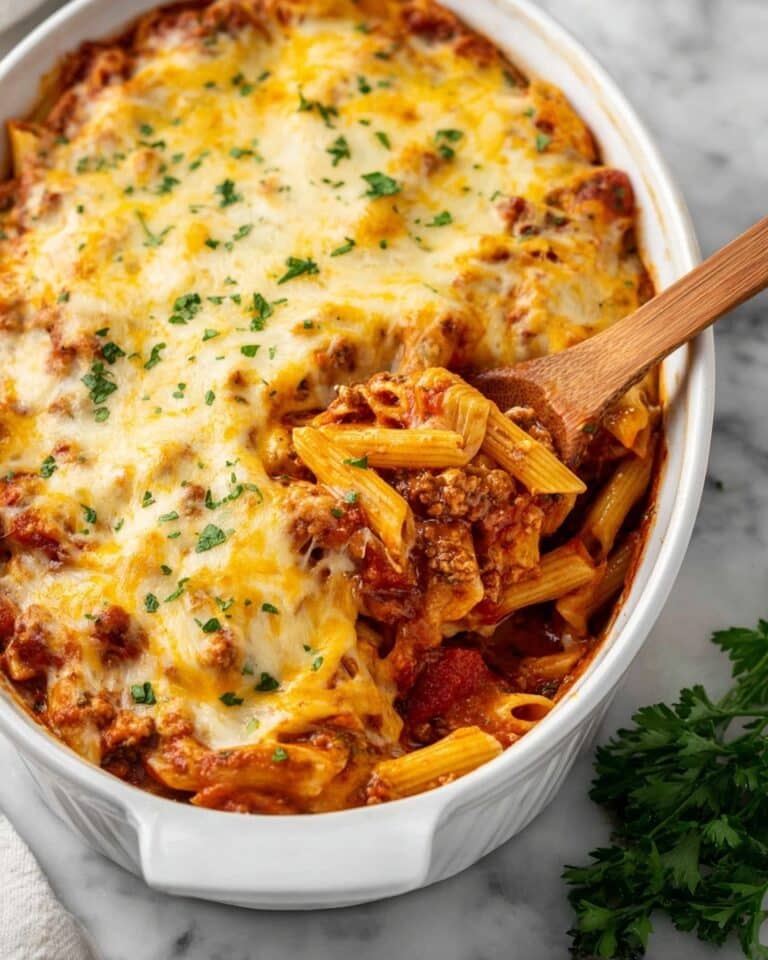 Slow Cooker Baked Ziti Recipe