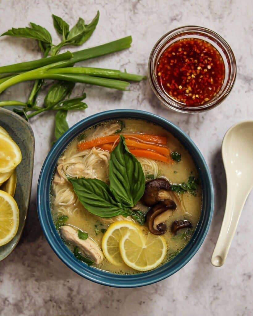 Thai Coconut and Chicken Soup Recipe