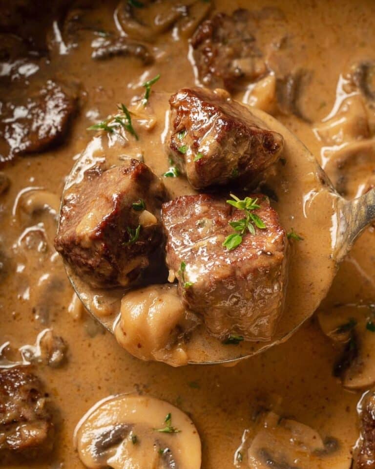 Slow Cooker Beef Stroganoff Recipe