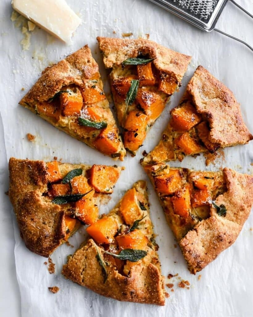Parmesan Crusted Butternut Galette Recipe