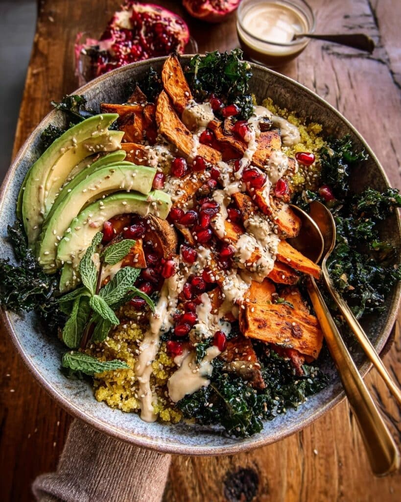 Roasted Sweet Potato Salad with Tahini Dressing Recipe