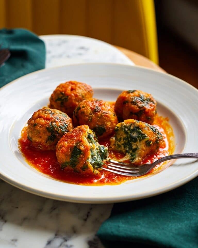 Spinach & Ricotta Gnudi with Calabrian Butter Sauce Recipe