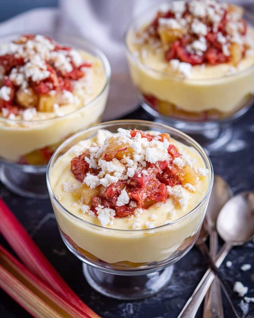 Rhubarb and Custard Eton Mess Recipe