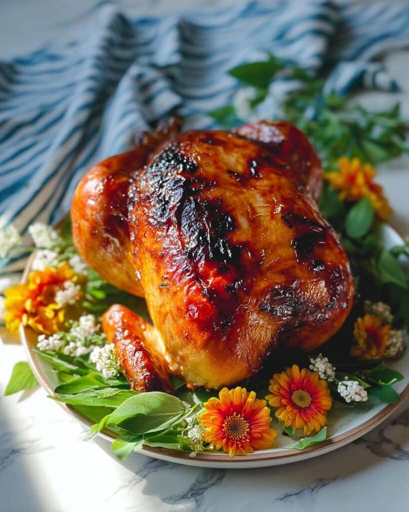 Glazed Roasted Whole Turkey Breast Recipe