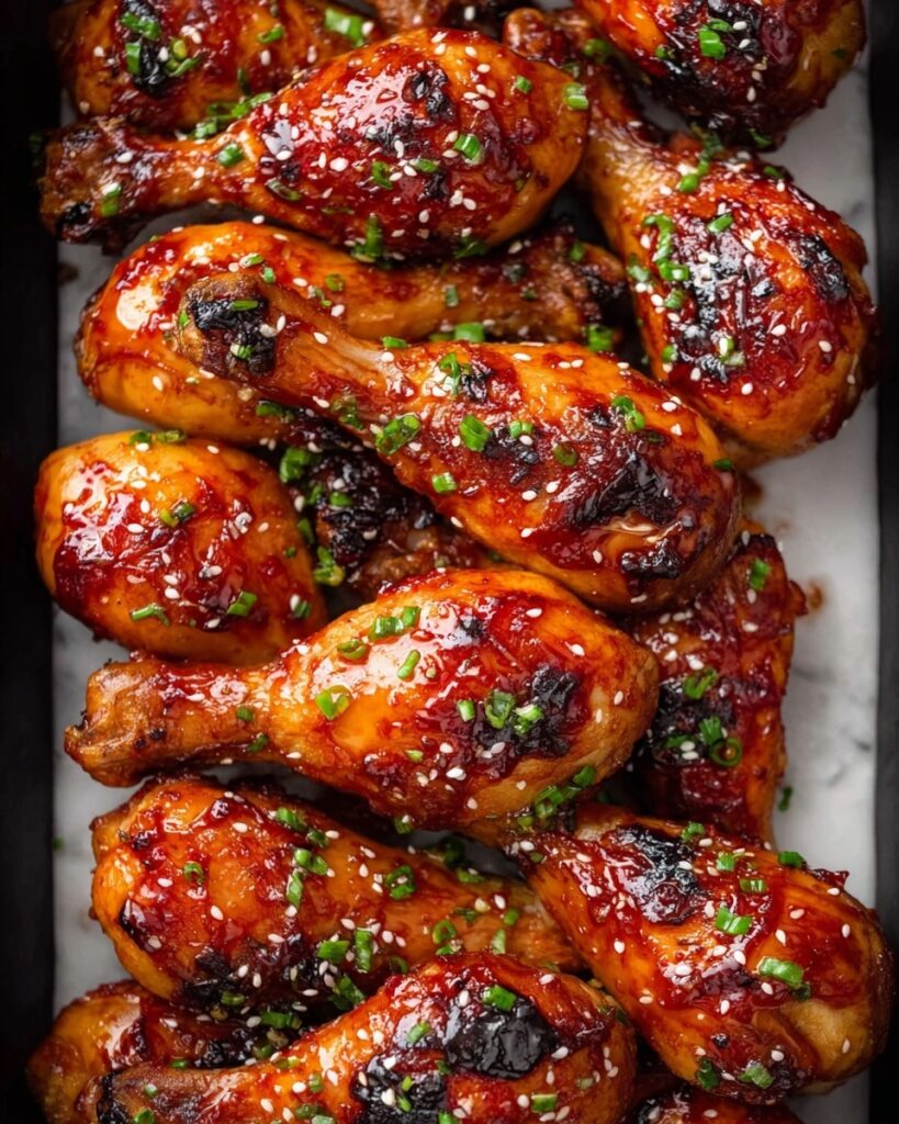 Baked Honey Glazed Chicken Drumsticks Recipe