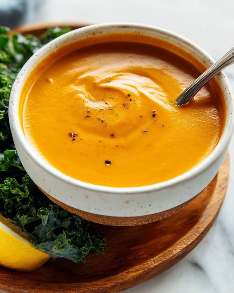 Creamy Roasted Carrot Soup Recipe