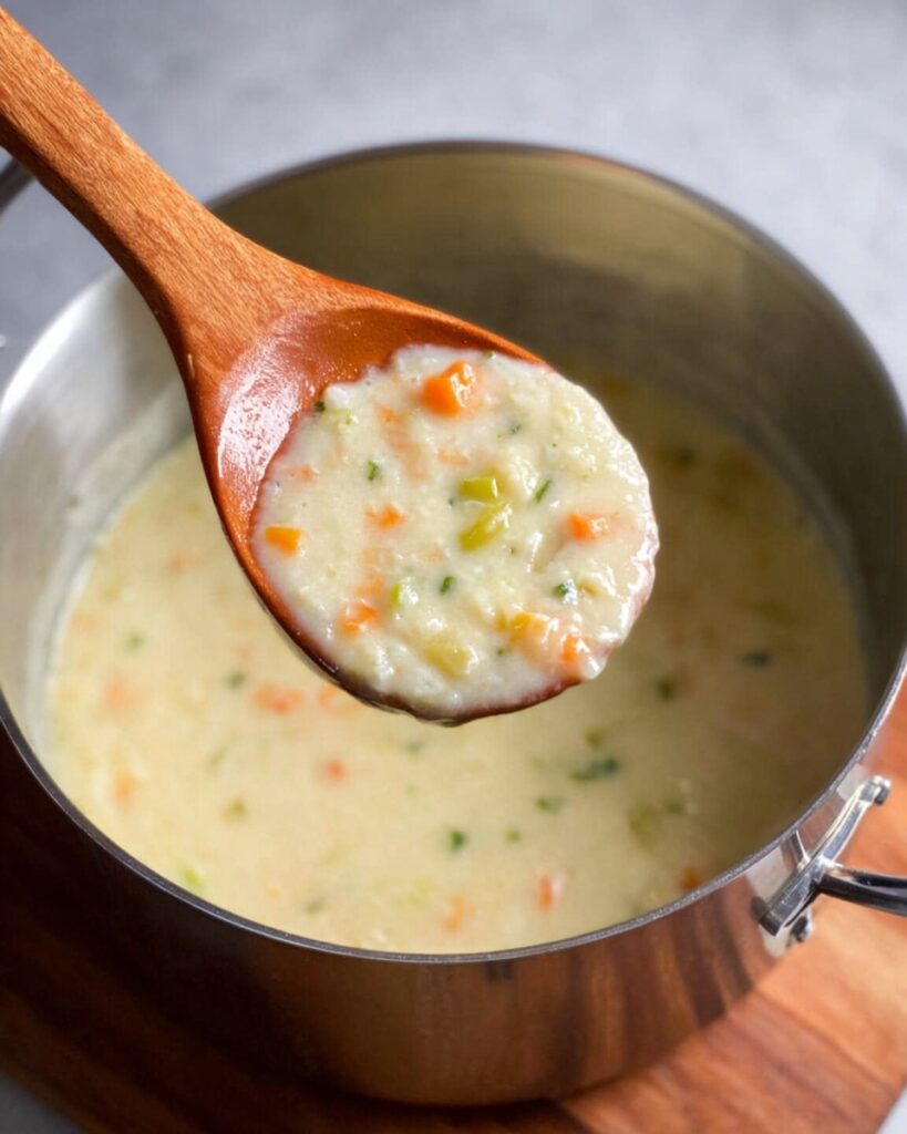Creamy Potato Soup without Bacon Recipe