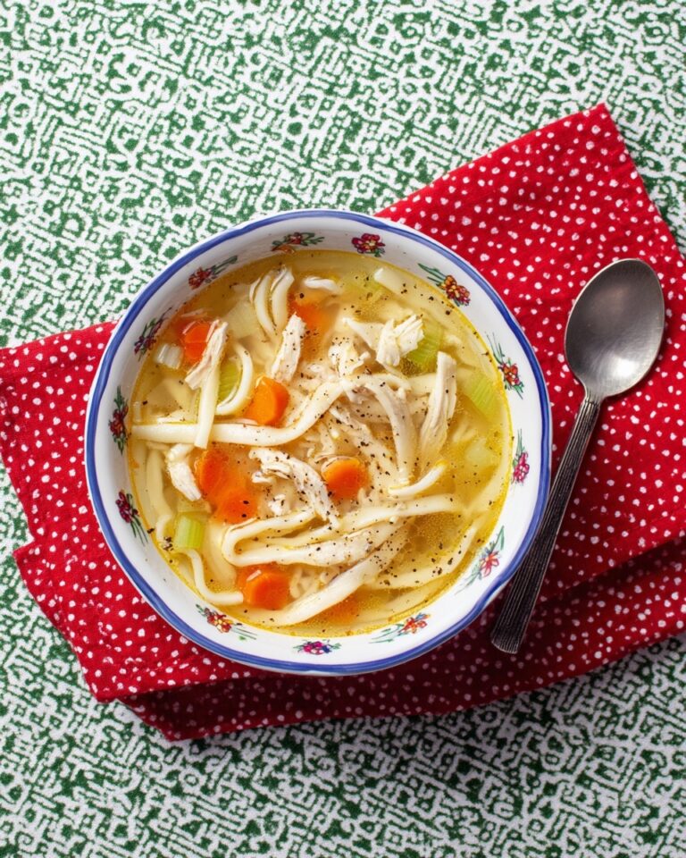 Homemade Chicken Noodle Soup Recipe