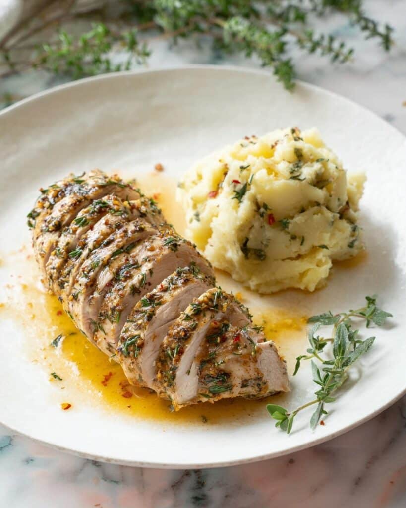 Herb-Infused Baked Turkey Tenderloin Recipe
