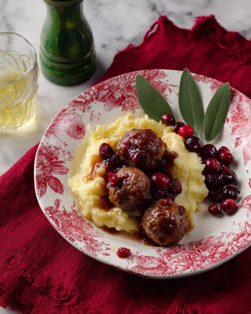 Turkey Meatballs with Cranberry Glaze Recipe