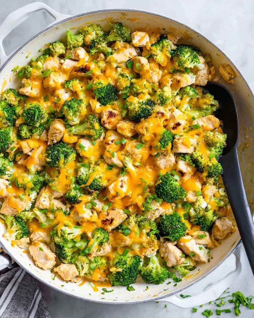 One Pot Chicken Broccoli Rice Casserole Recipe