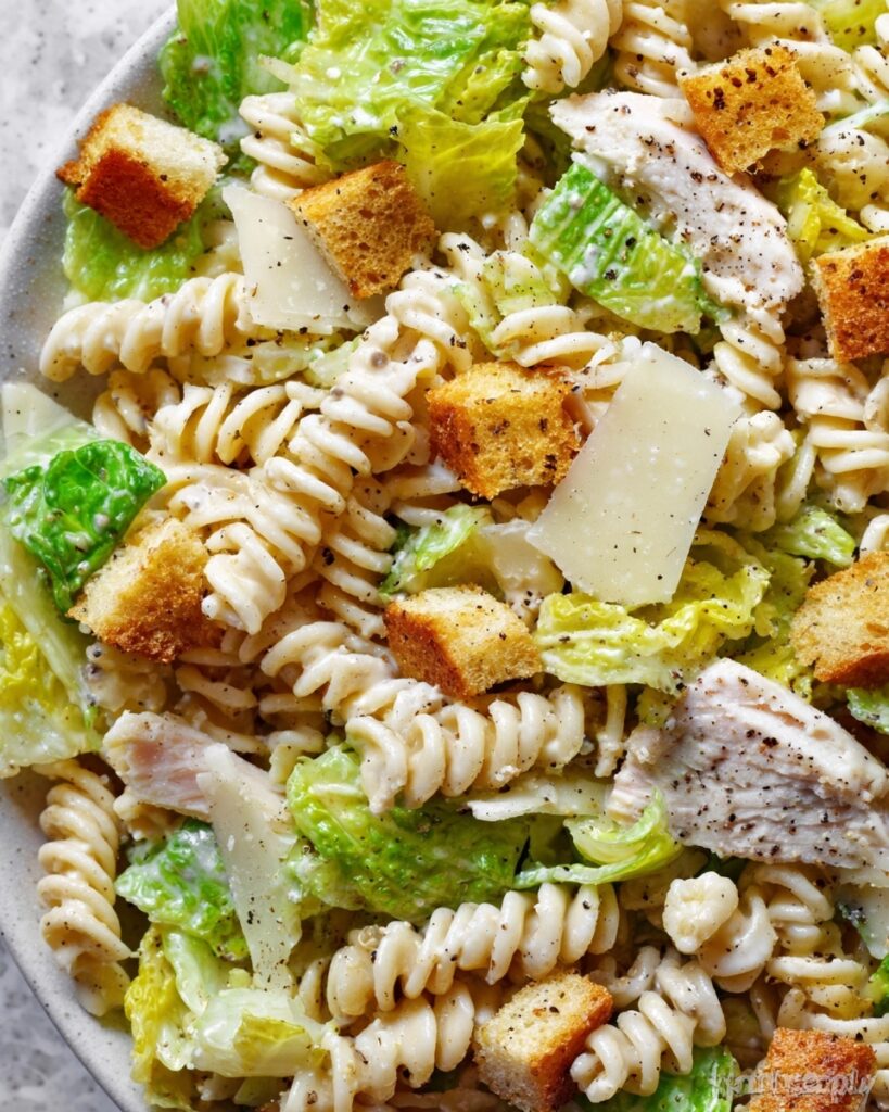 Chicken Caesar Pasta Salad Recipe