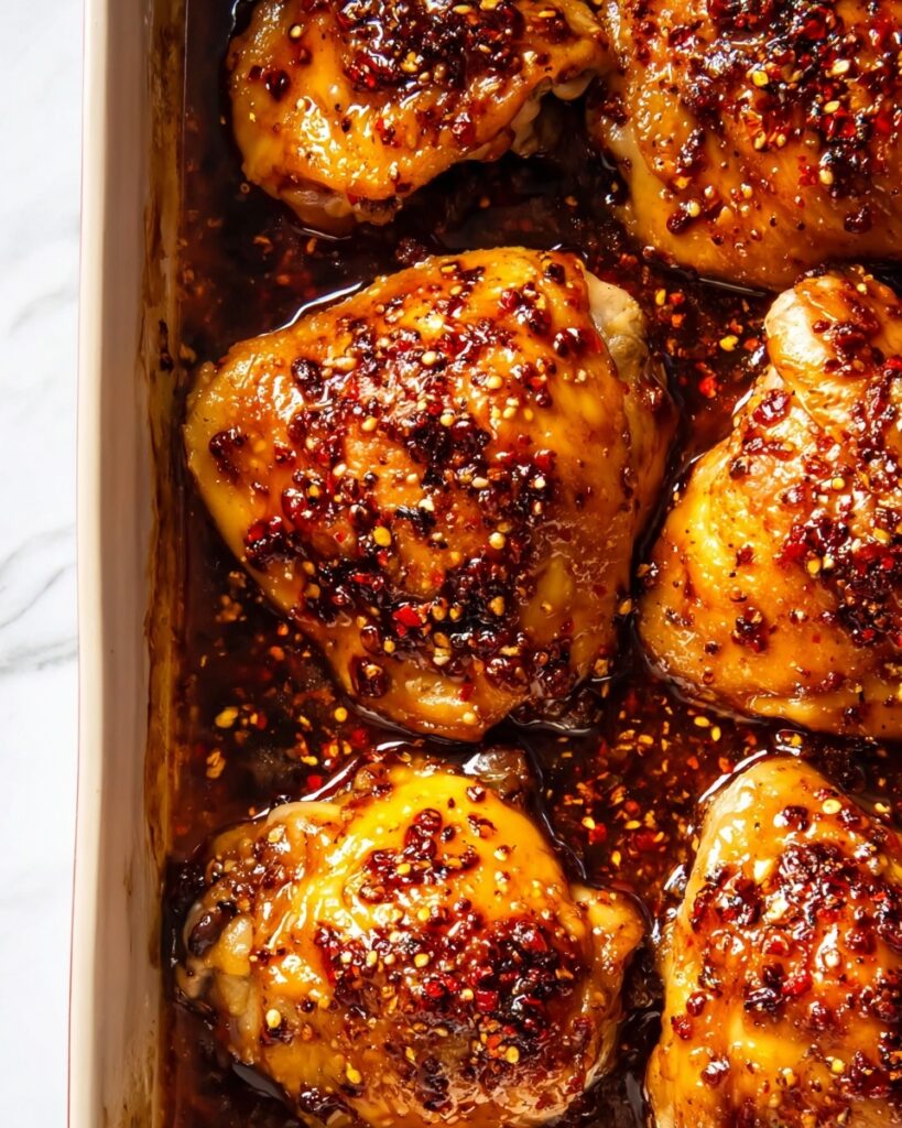 Honey Garlic Chicken Thighs Recipe