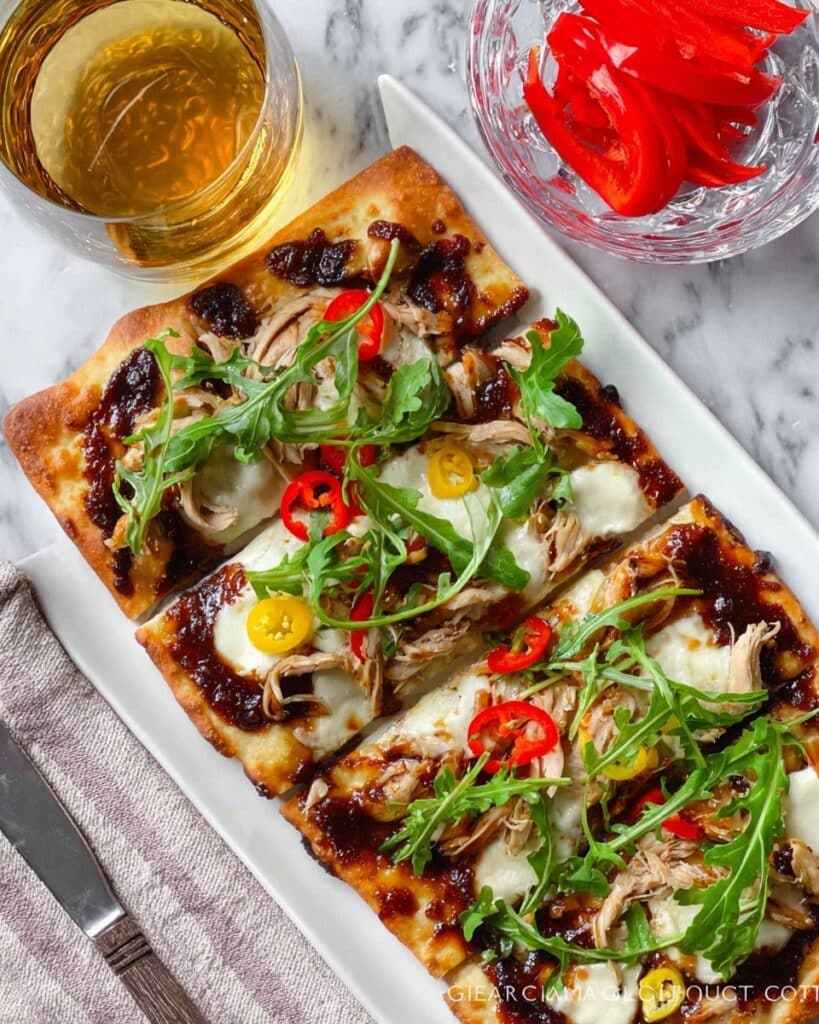 BBQ Chicken Flatbread Pizza Recipe