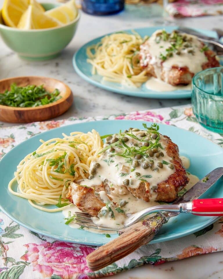 Easy Chicken Piccata with Lemon Cream Sauce Recipe