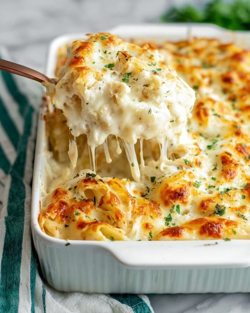Creamy Chicken Alfredo Bake Recipe