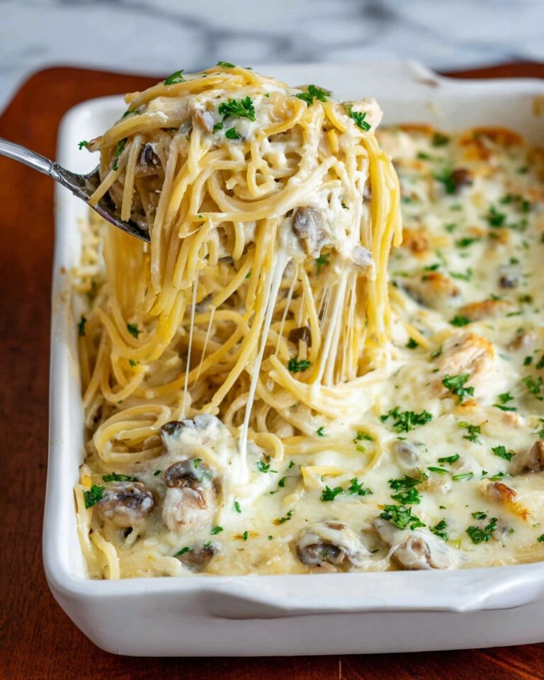 Creamy Chicken Tetrazzini Bake Recipe