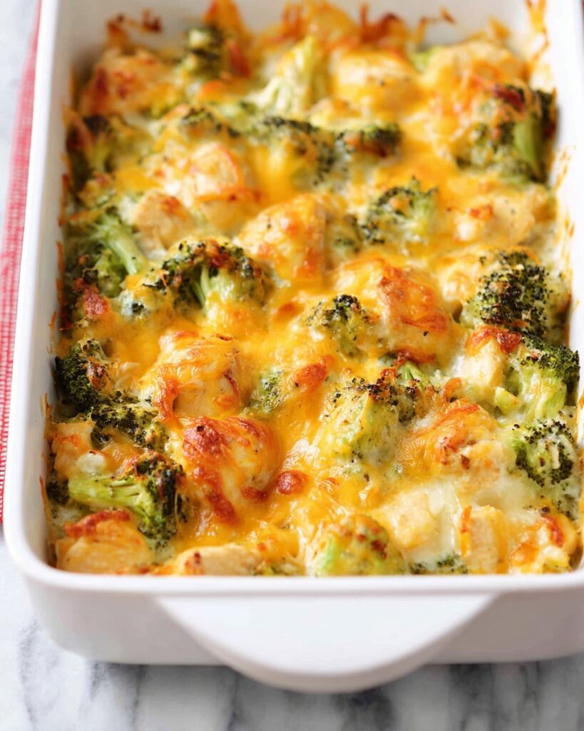 Cheesy Chicken Broccoli Bake Recipe