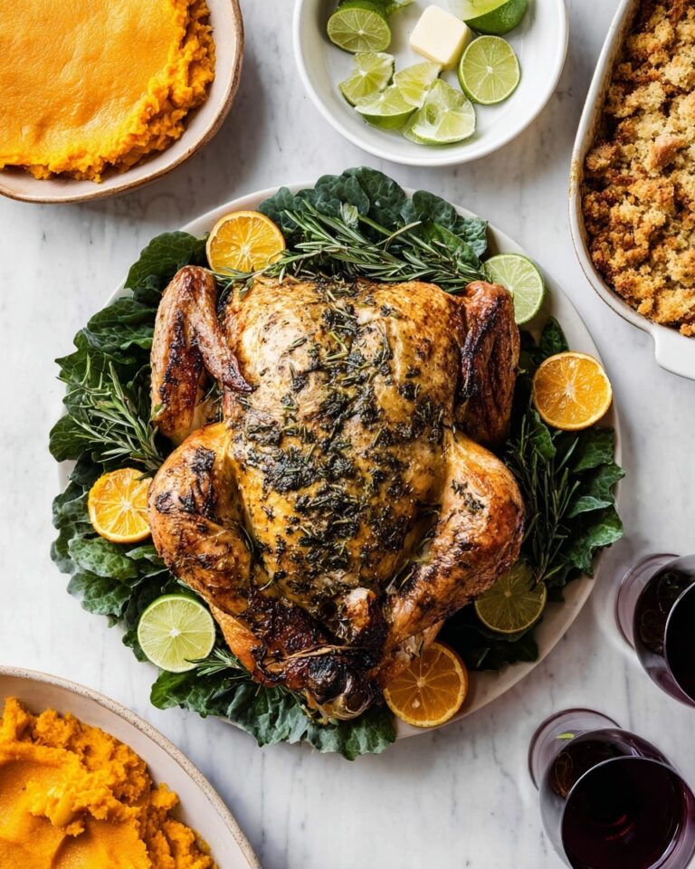 Herb Butter Roast Turkey Recipe