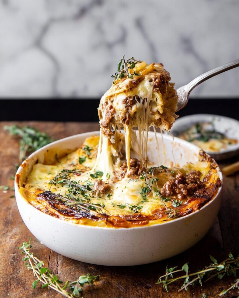 Garlic Stuffed Spaghetti Squash Lasagna Boats Recipe