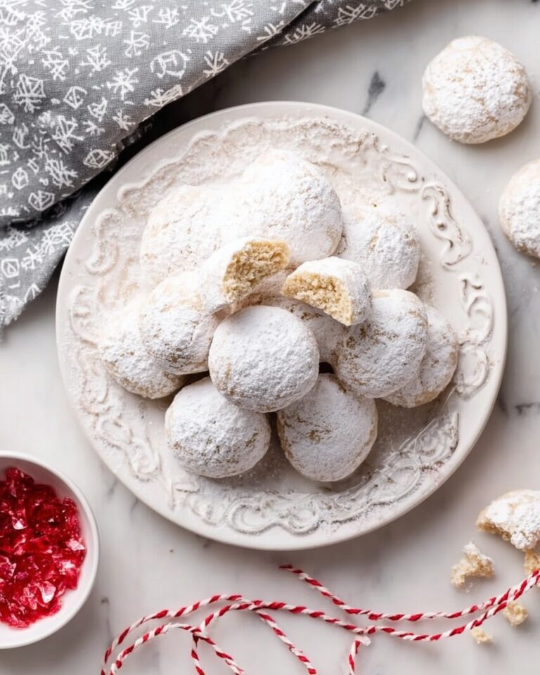 Snowball Cookies with Pecans Recipe