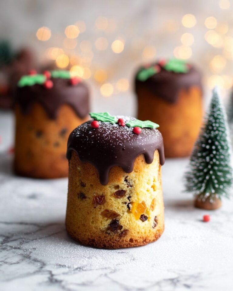 Ice Cream Stuffed Mini Panettone with Cherries Recipe