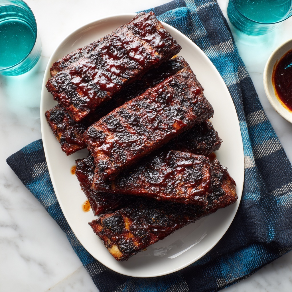 Four pieces of dark brown smoked meat with charred edges wrapped loosely in crinkled silver foil sit on a black metal grill grate. Each piece shows a thickness with a juicy texture, some with visible bone. Light smoke curls around the meat, adding a rustic feel, and the foil reflects the light, highlighting the wrinkled texture. The background under the grill is changed to a white marbled surface. photo taken with an iphone --ar 4:5 --v 7