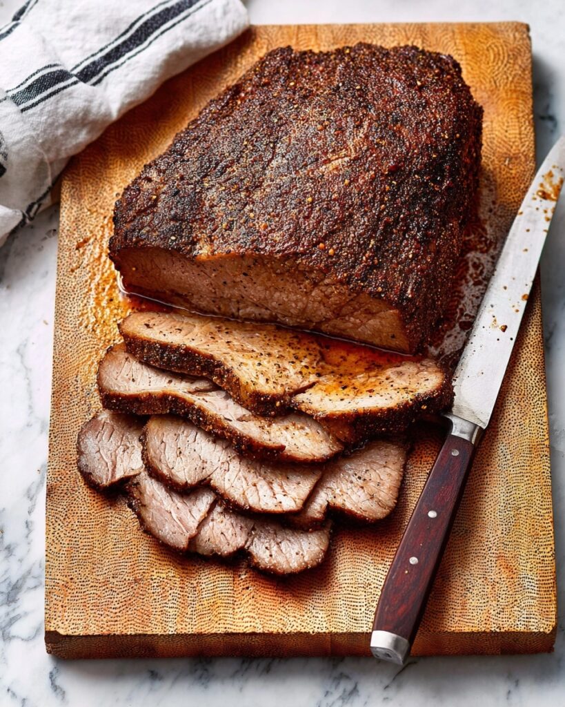 Sweet and Smoky Oven Beef Brisket Recipe