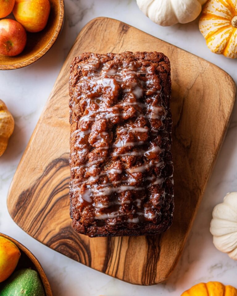 Apple Loaf with Sweet Glaze Recipe