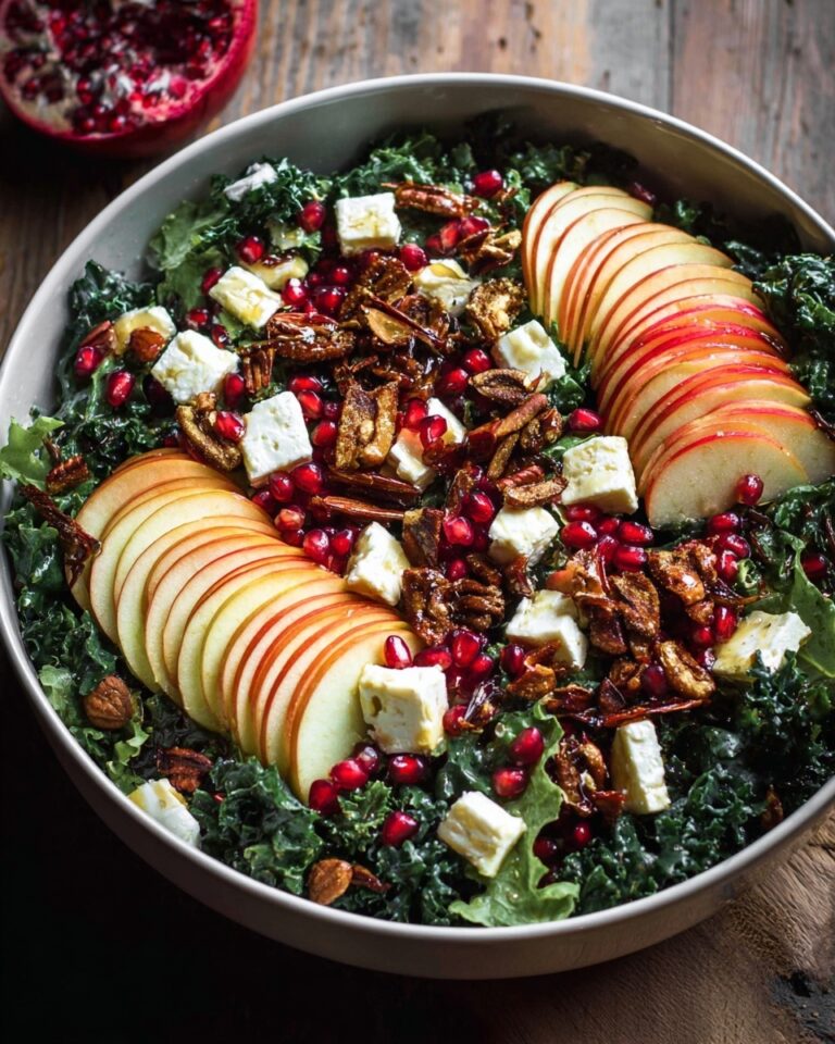 Fall Honeycrisp Apple and Kale Salad Recipe