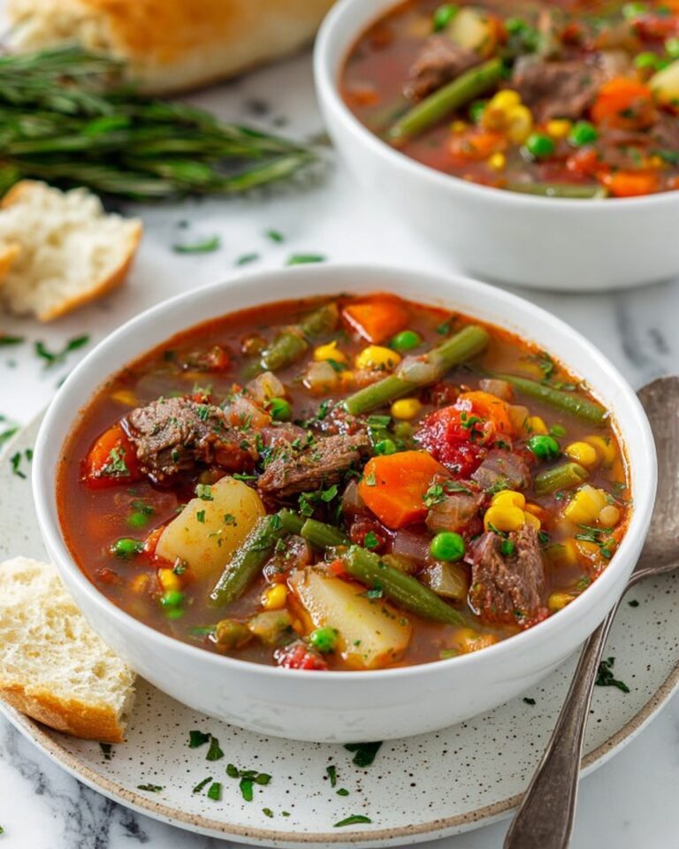 Hearty Vegetable Beef Soup Recipe