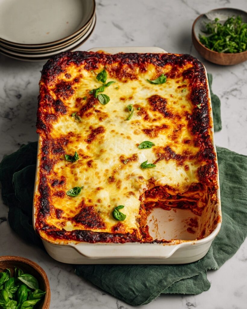 Creamy Béchamel Lasagna with Ground Meat Recipe