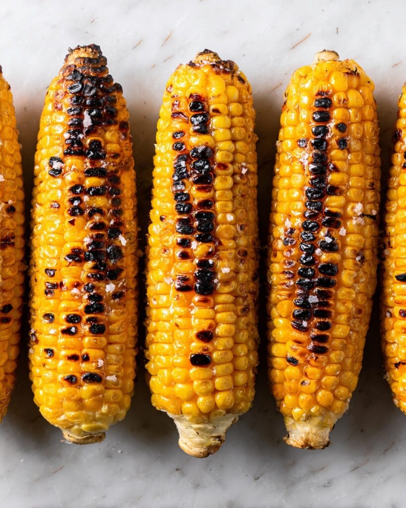 Grilled Corn on the Cob with Butter Recipe