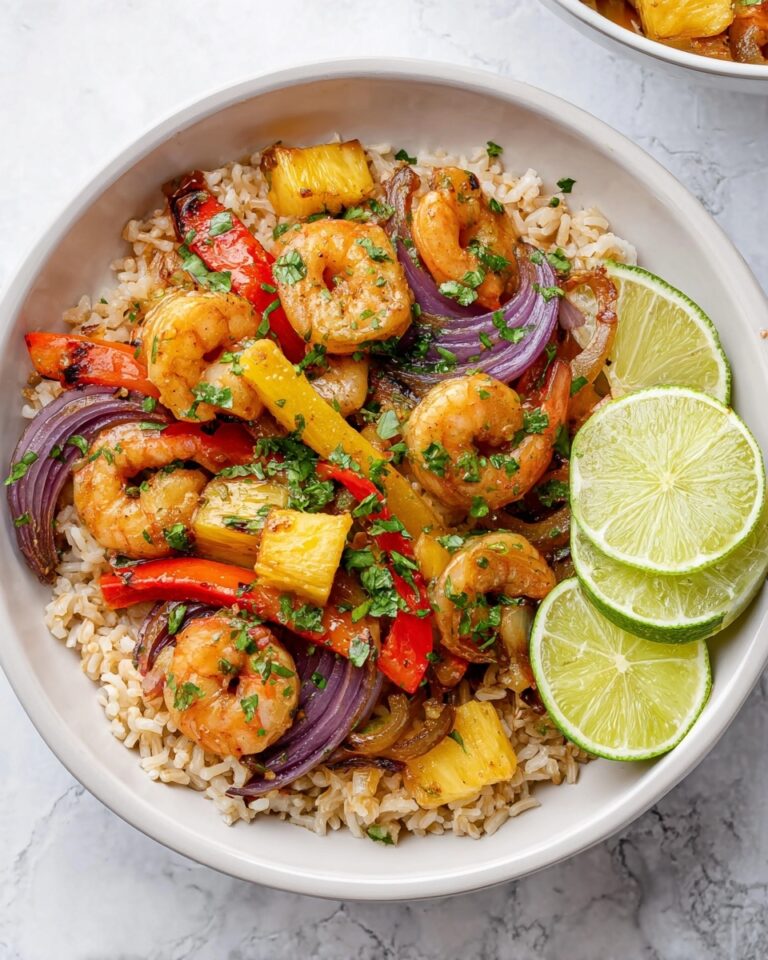 Spicy Jerk Shrimp with Pineapple Bowls Recipe
