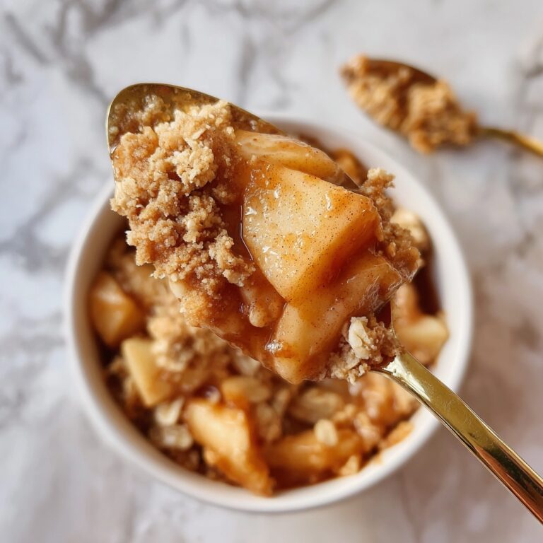 Microwave Apple Crisp for One Recipe