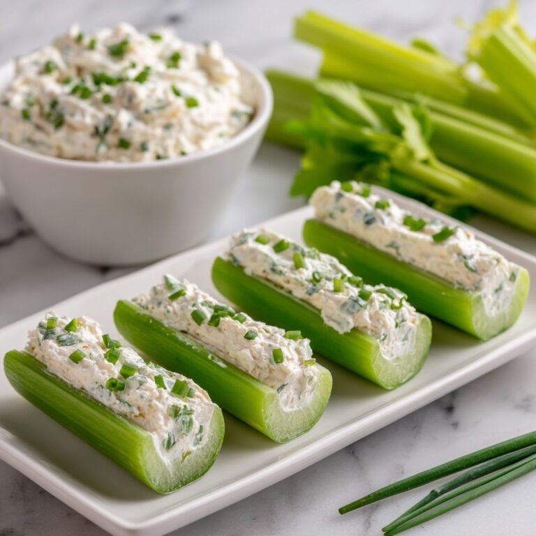 Cream Cheese Stuffed Celery Bites Recipe