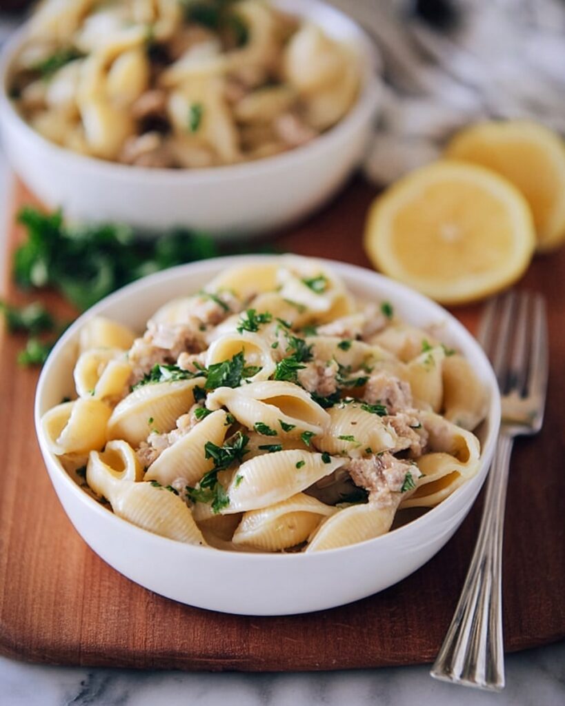 Creamy Tuna Shells Recipe