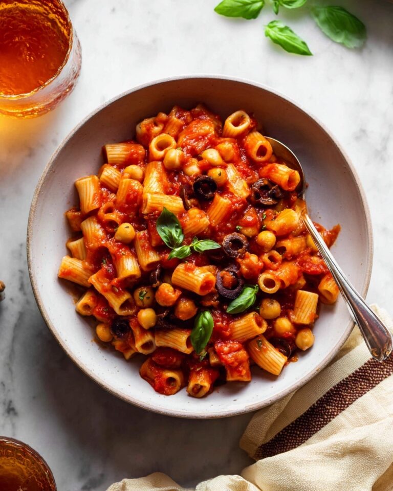One Pot Chickpea Puttanesca Recipe