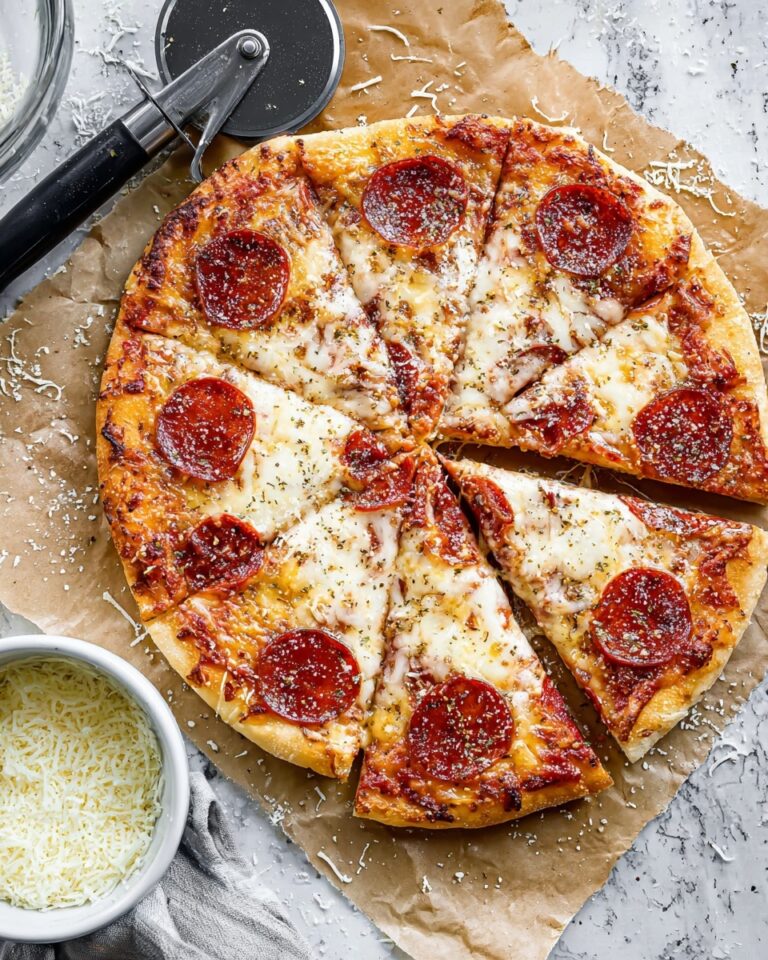 Homemade Pepperoni Pizza Recipe