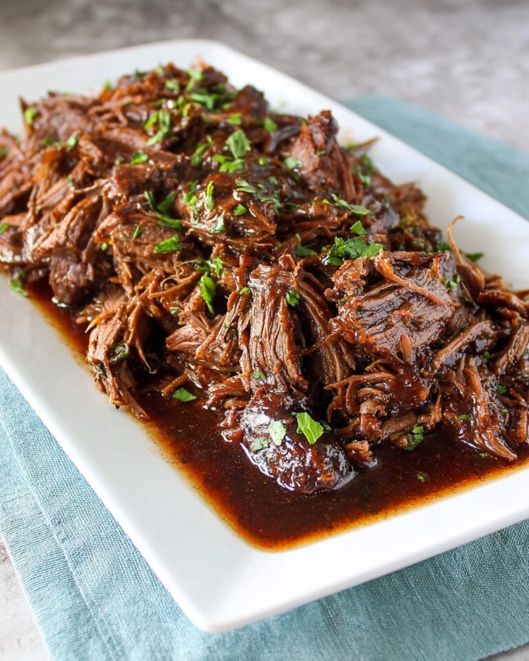 Balsamic Glazed Slow Cooker Roast Beef Recipe