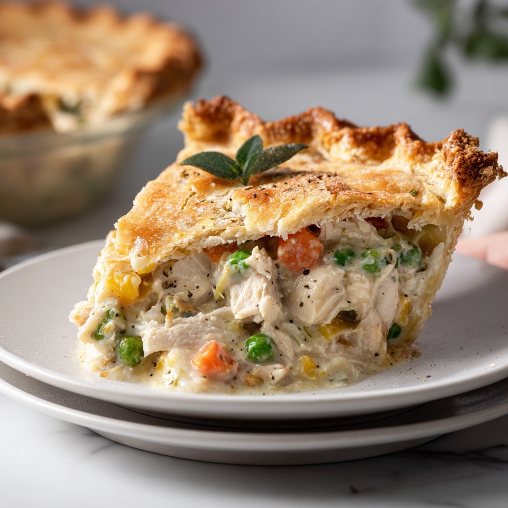 Classic Chicken Pot Pie with Flaky Double Crust Recipe