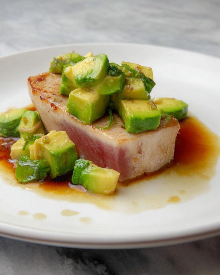 Seared Tuna with Cilantro Ginger Sauce Recipe