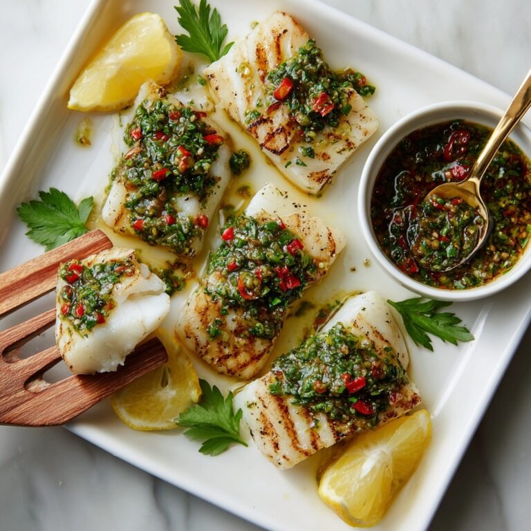Grilled Halibut with Calabrian Chile Gremolata Recipe