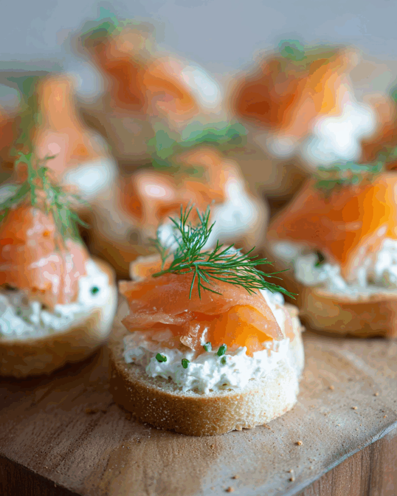 Smoked Salmon Canapes Recipe
