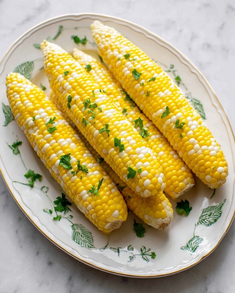 Steamed Corn on the Cob Recipe