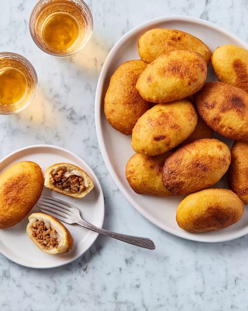 Caribbean Stuffed Potato Balls Recipe
