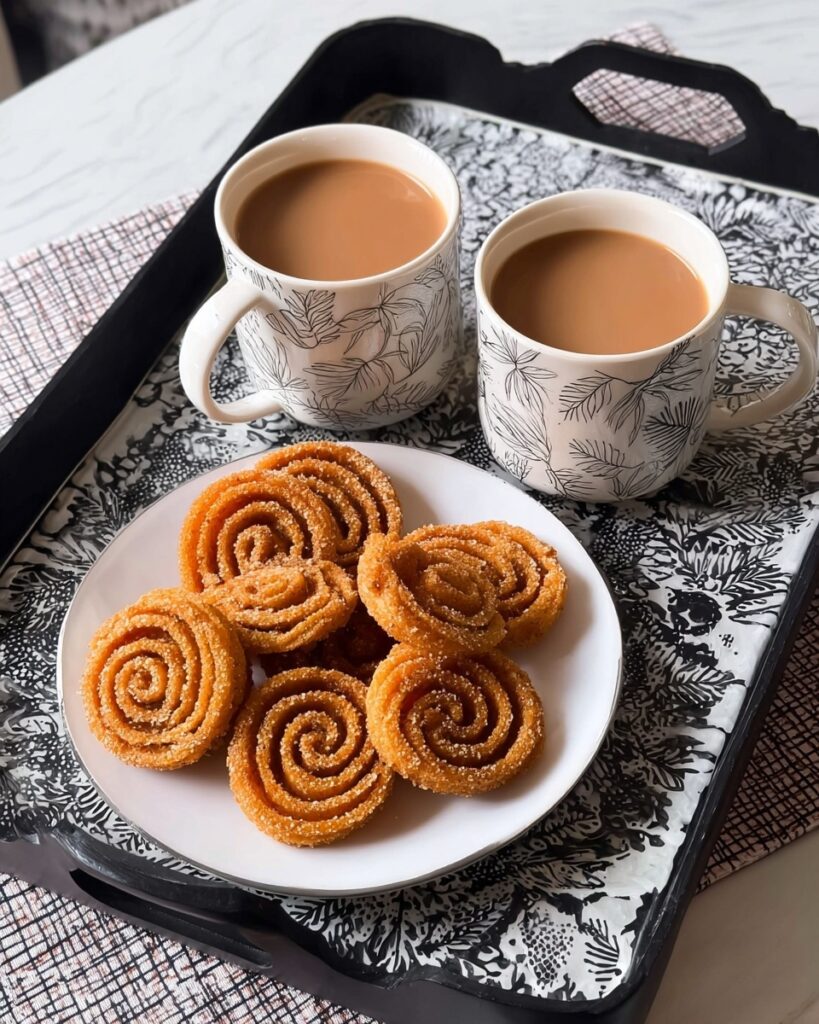 Easy Butter Murukku Recipe with Chickpea Flour Recipe