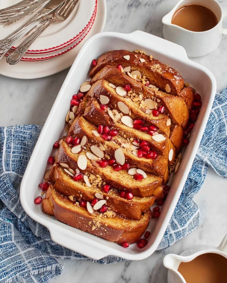 Cinnamon French Toast Bake with Almonds Recipe