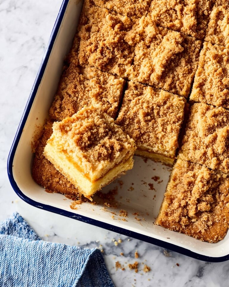 Cinnamon Coffee Cake with Crumble Topping Recipe