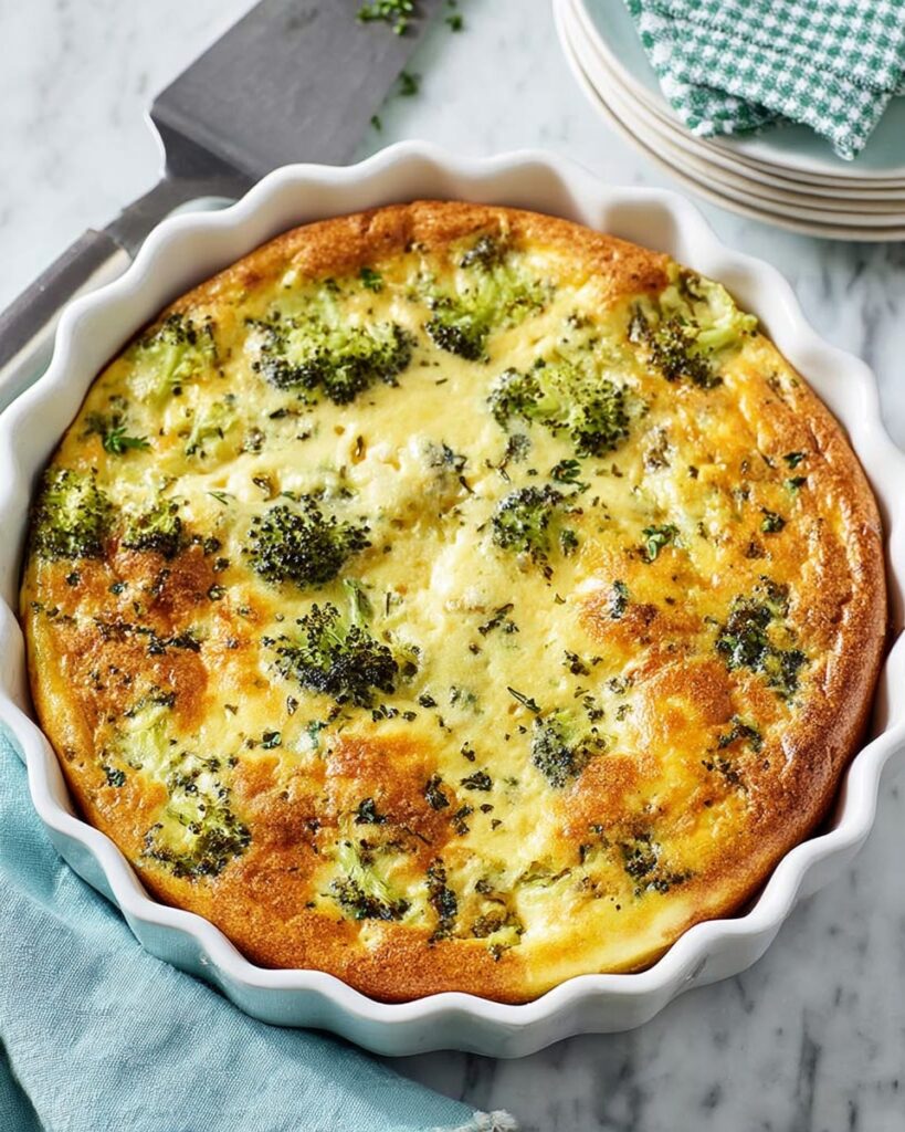 Crustless Broccoli Quiche Recipe